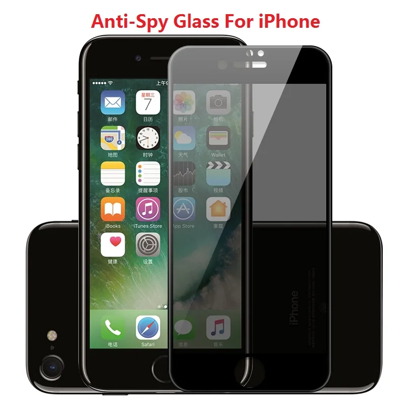 

Защитная пленка для iPhone 8, 7, 6, 6s Plus, из закаленного стекла