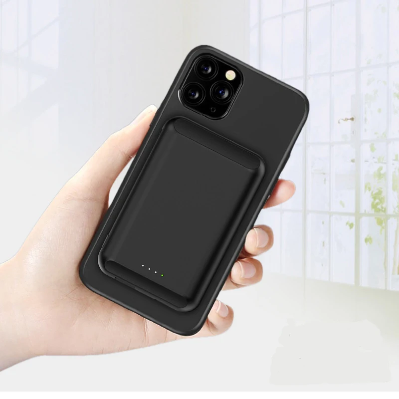 

Magnetic Qi Wireless Charger Power Bank 5000mAh for Huawei Samsung Xiaomi iPhone 12 12Pro Max 12 Mini External Battery Powerbank