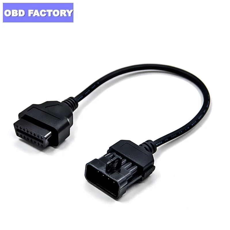 10-контактный OBD2 соединительный кабель работает для Vauxhall/Opel OPCOM диагностический