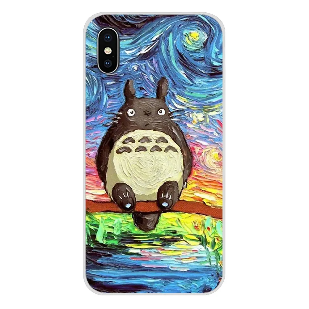 Cute Totoro Spirited Away Ghibli Miyazaki For Samsung Galaxy S2 S3 S4 S5 Mini S6 S7 Edge S8 S9 S10E Lite Plus Phone Cases Covers | Мобильные