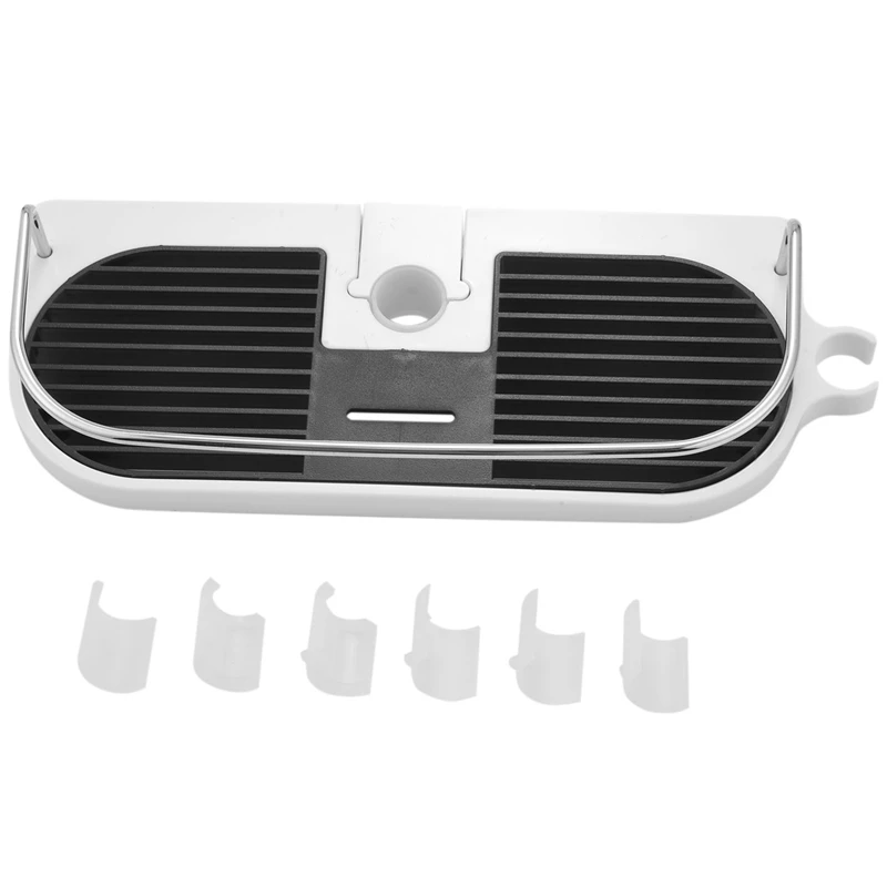 

Полка для душа телескопическая регулируемая полка-органайзер для ванной комнаты полка для душа для мыла шампуня лосьона 18-25 мм