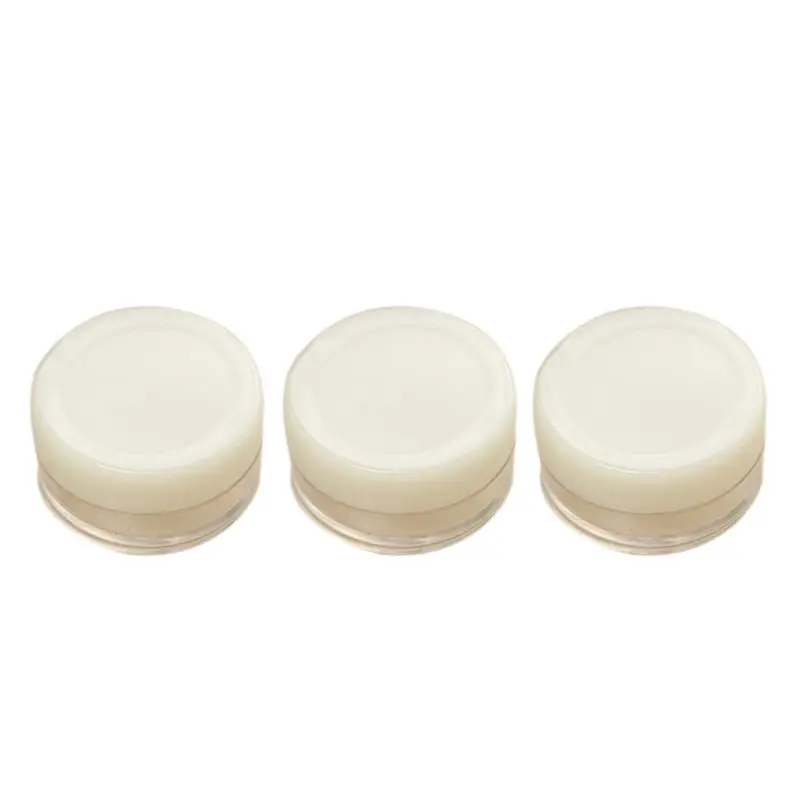 Пластиковый пустый кремовый Фотофон 5 г маленькая круглая коробка для хранения с