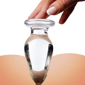 11 см стеклянная Анальная пробка прозрачный кристалл большой шар конические для ануса, анальная пробка интимные игрушки для взрослых Мастурбация для геев лесбиянок