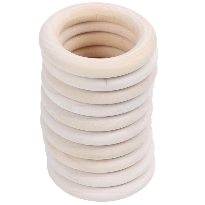 

Natural wooden rings, diameter 50mm