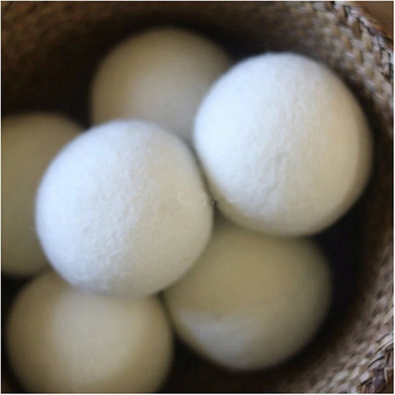 Сушилка для шерсти шарики натуральная ткань Девы многоразовый умягчитель белья 5