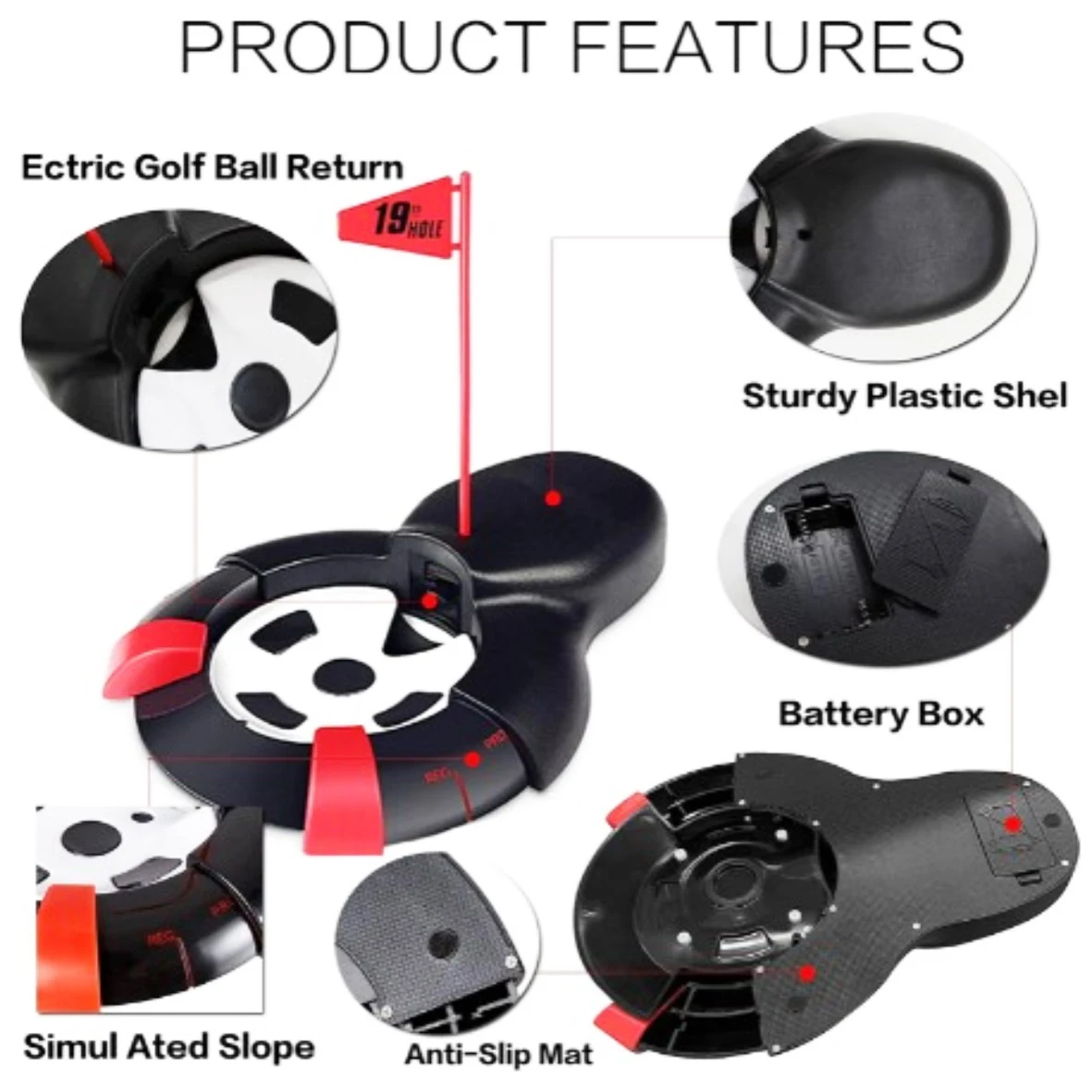 Автоматическая машина для игры в гольф возврата тренировок помещении и офисе |