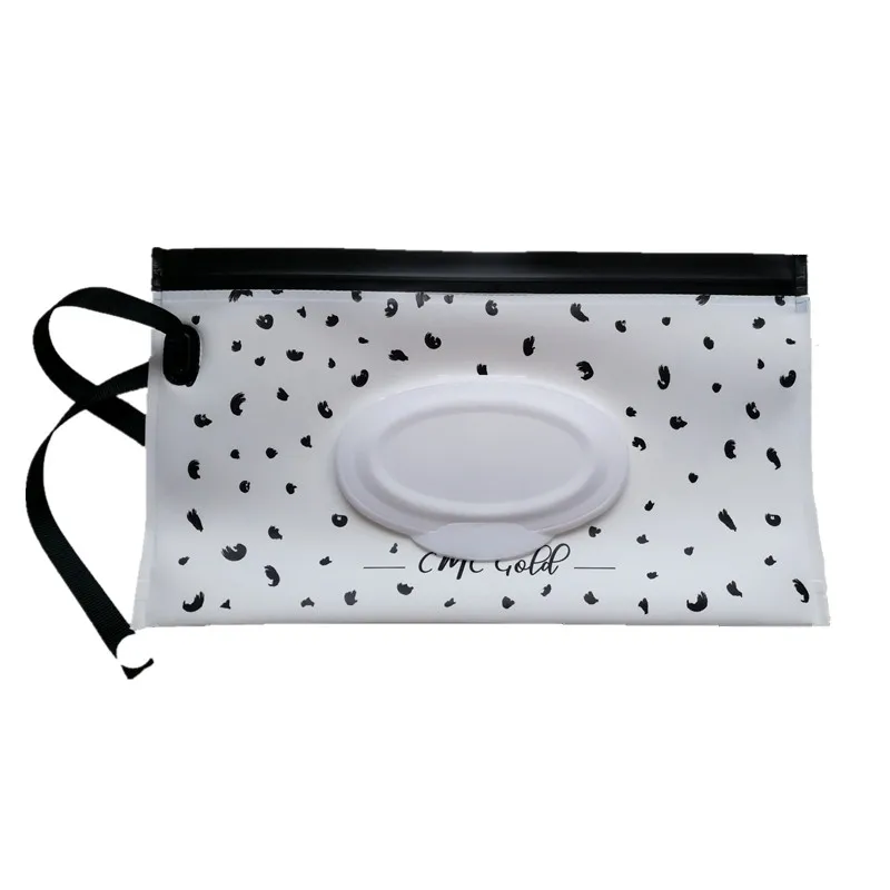 

Easy-Carry Wipes Carrying Pouch EVA Napkin Storage Box Wet Wipes Container Snap-Strap Cosmetic Case Waterproof Envelopes Covers