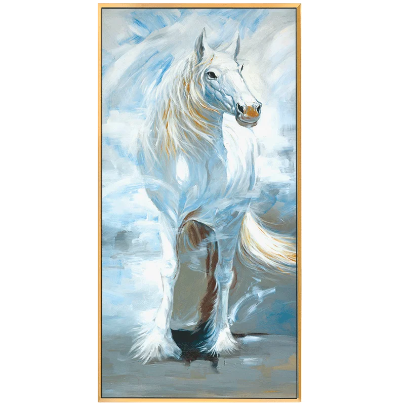 100% ручной Краски ed абстракция на основе конского жира холсте искусство масляные