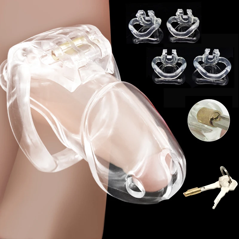 Эротический уретральный замок Мужская клетка верности Регулируемые кольца на
