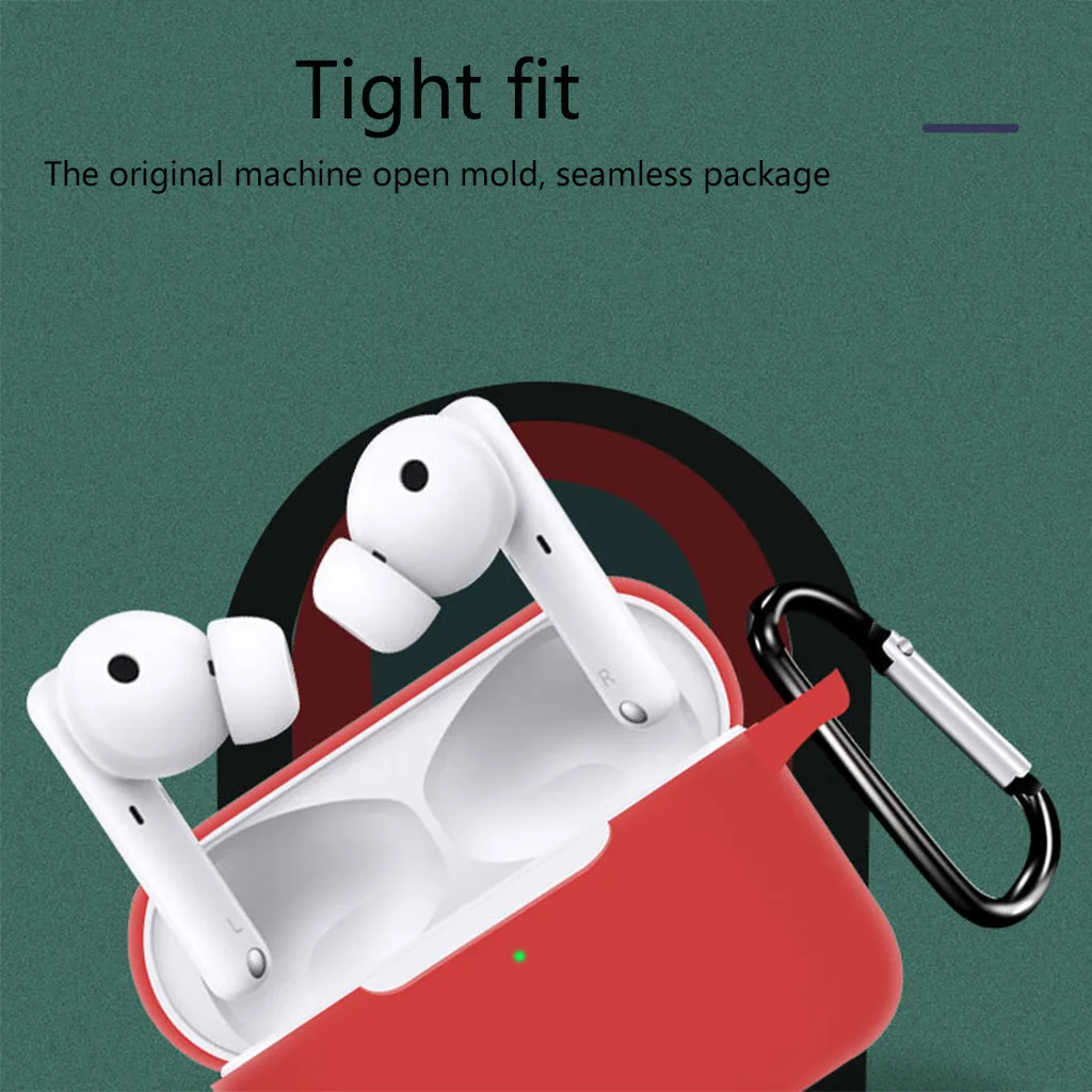 

Silicone Case Protective Cover Compatible With HONOR Earbud 2 SE Earphones Washable Cases Reserve Charging Hole Portable