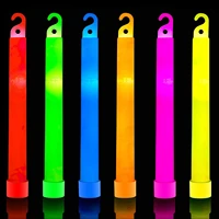 6 ultra bright 6 inch survival kit light glow sticks chem light sticks with 12 hour duration camping for outdoor emergency kit