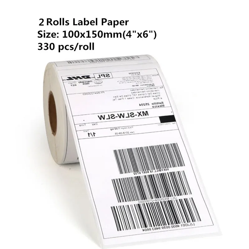 USB Bluetooth принтер для тепловой печати штрихкодов ярлыков 110 мм 4 &quot× 6&quot наклейка