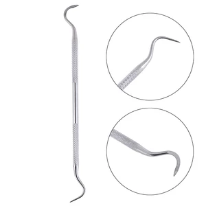 Двухсторонний дизайн, инструмент для удаления зубного камня из нержавеющей стали, скребок для ухода за зубами, инструмент для чистки зубов, средство для удаления зубного налета