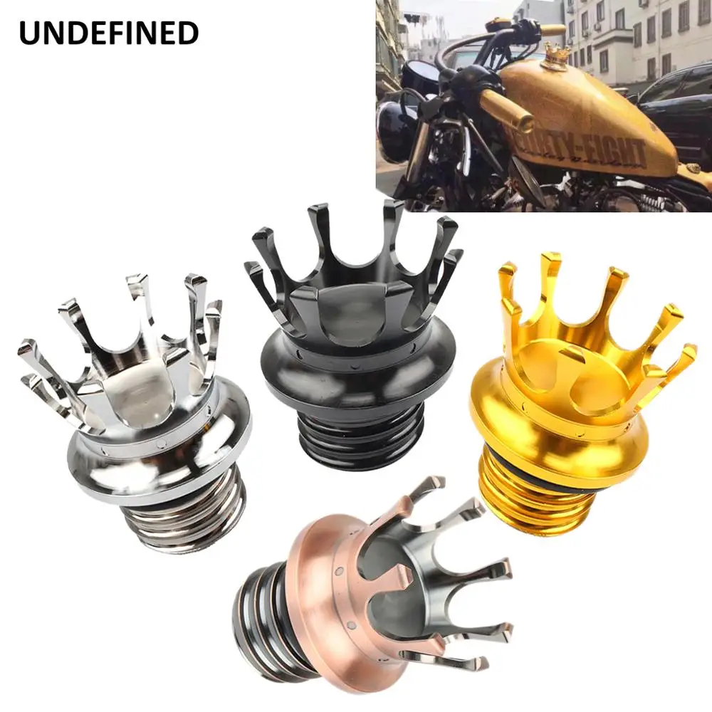 Крышка для бензобака мотоцикла в форме короны крышка с ЧПУ Harley Sportster 883 1200 Road King Dyna