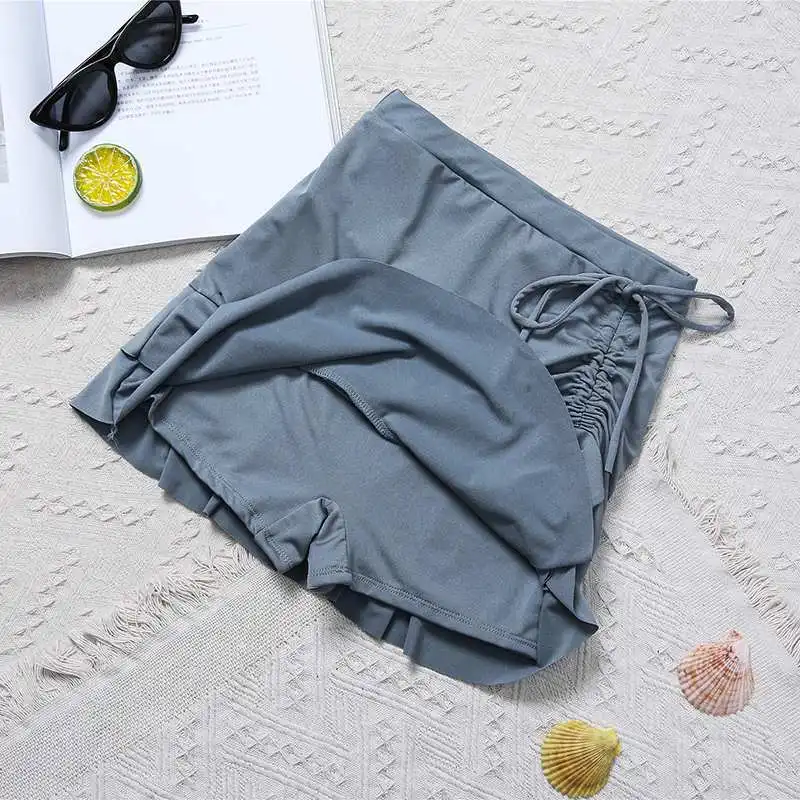 

Sexy Women Swimsuit 2021 Celmia Summer Swimwear Lace Bikinis Set Fashion Ruffled Two Piece Beach Bathing Suit Swimwear Biquinis