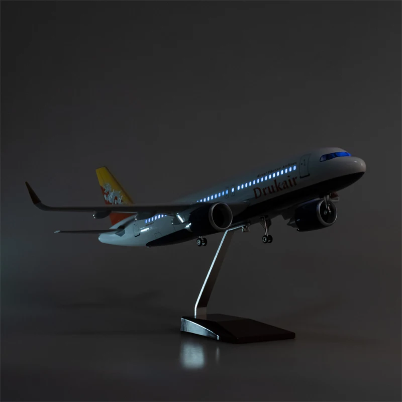 47 см 1/80 самолет A 320 A320 NEO Bhutan Airline Civil модель авиалайнера светодиодный светильник