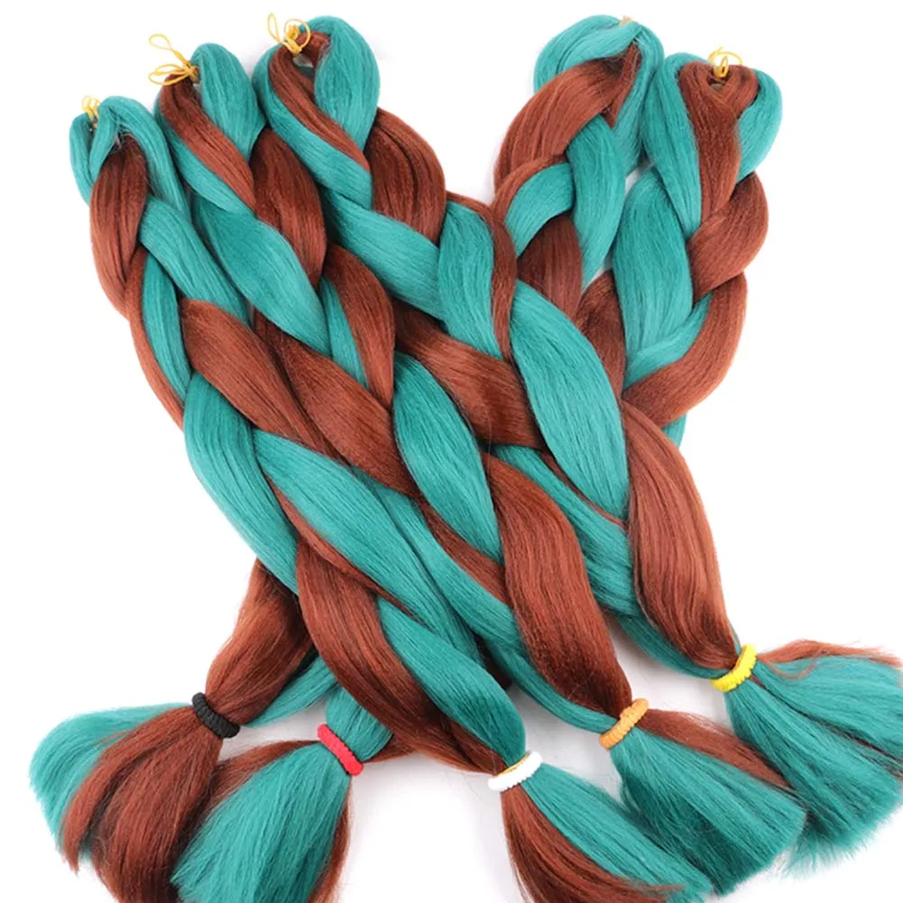 Плетеные волосы искусственные удлинитель волос белые/черные женские горячие