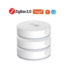 Датчик температуры и влажности Tuya ZigBee3.0 на батарейках, работает с Alexa Google Assistant, Tuya Zigbee Hub, умный дом 2021