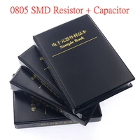 0805 smd 0%cf%89 2m%cf%89 63 value chip resistor 15pf 1uf 17 value smt capacitor sample book