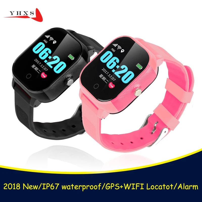 

IP67 Водонепроницаемый умный GPS WIFI трекер локатор сенсорный экран ребенок SOS Вызов дистанционный монитор будильник часы наручные часы IOS Android