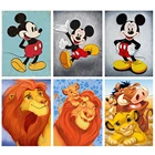 Дисней Король Лев Симба 5D алмазная живопись мультфильм Алмазная вышивка мозаика домашний декор ручная работа DIY Art Kit подарок