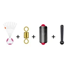 Комбинация TIANNSII (прозрачный космический Боб + плавающее сиденье + Линейка + Поворотный шарнир), аксессуары для лески