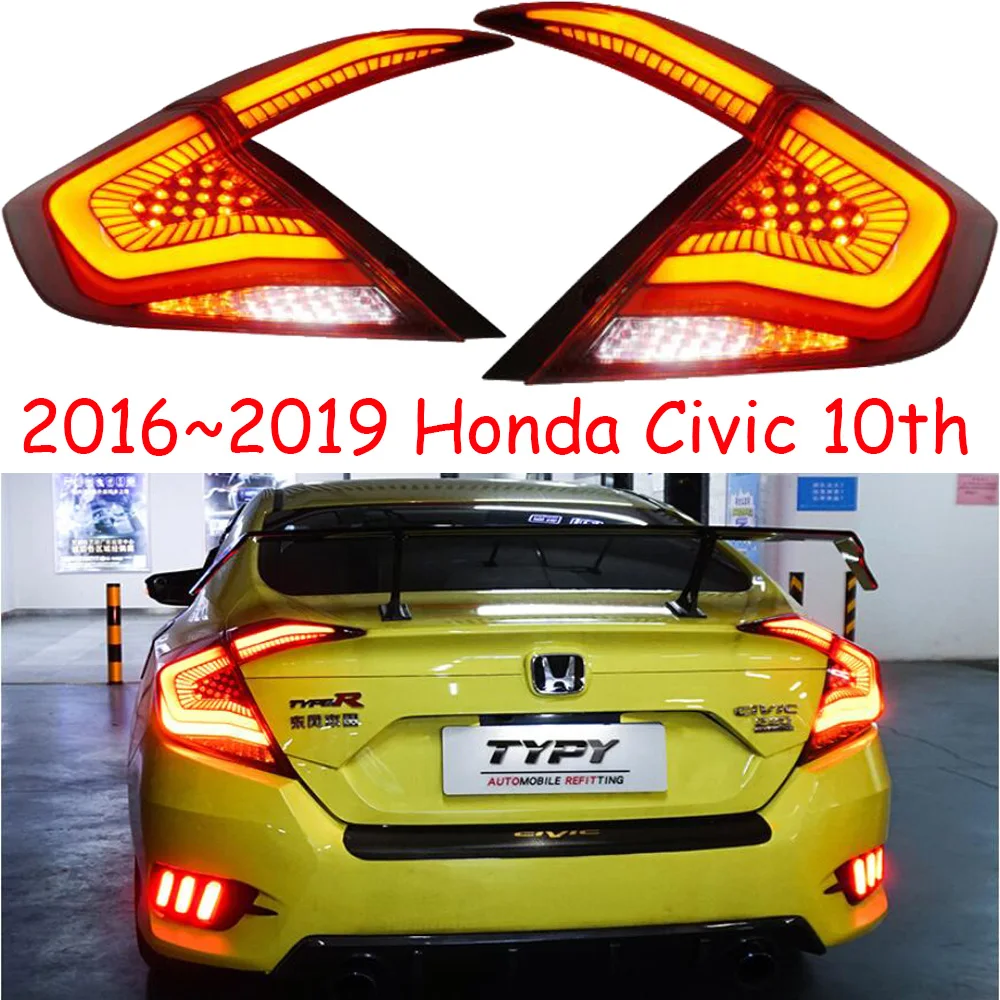 

Sedan car use 2016~2019y car bupmer taillight for Honda Civic rear light brake LED car accessories taillamp for Civic rear light