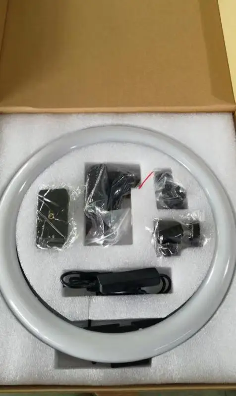 only Ring light 30 см селфи кольцевой светильник с и без 180 см штатив коробка Упаковка 1 шт. пульт дистанционного управления - Цвет: only Ring light