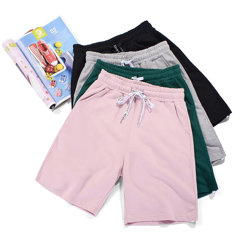 

Байкерские шорты , хлопковые с высокой талией