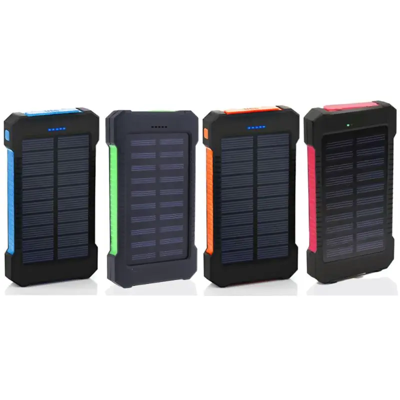 

LED Dual USB Ports Solar Panel Power Bank Case Concise and vogu style Charger DIY Kits Box For N1HD