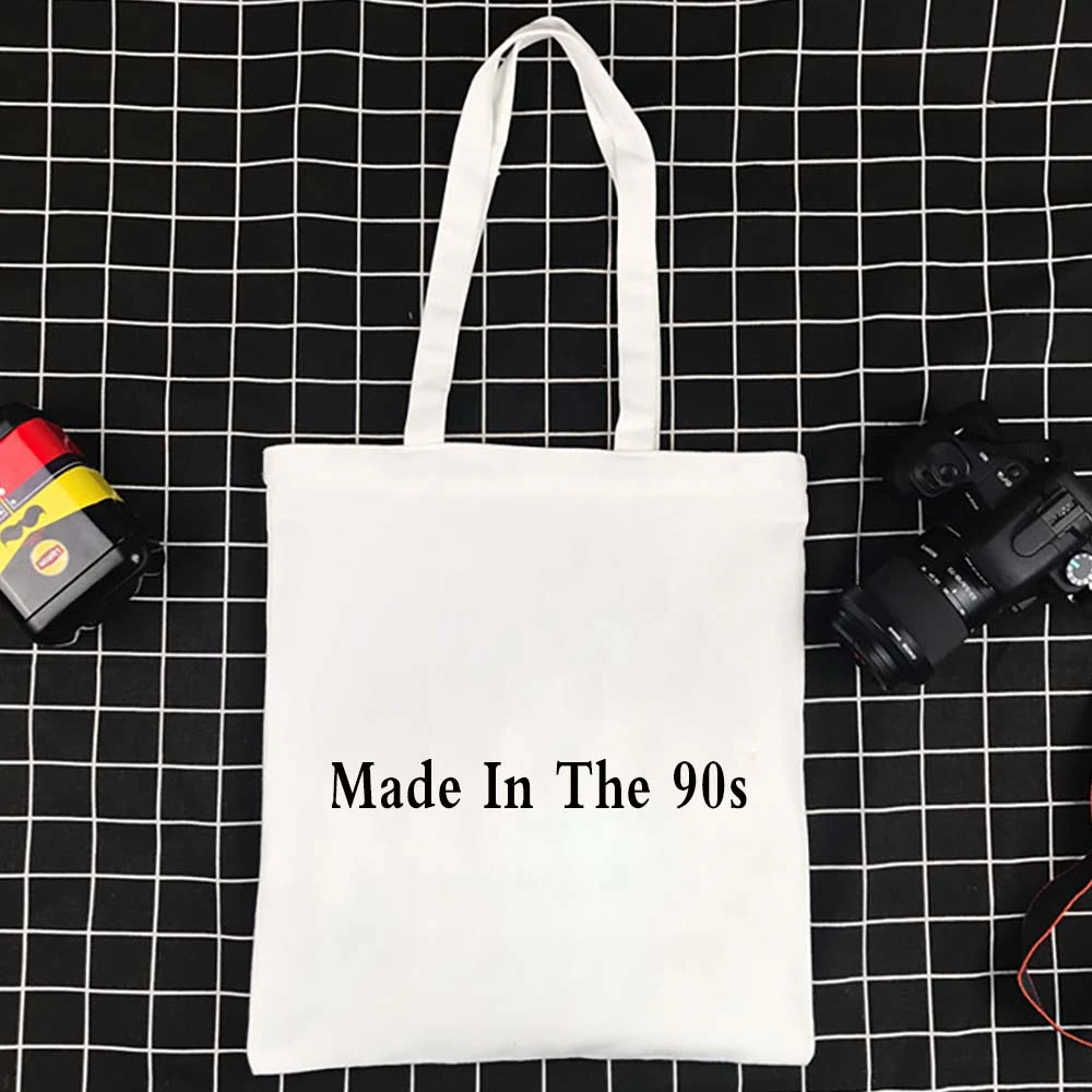 Женская сумка для покупок с принтом холщовая большая дорожные женские эко