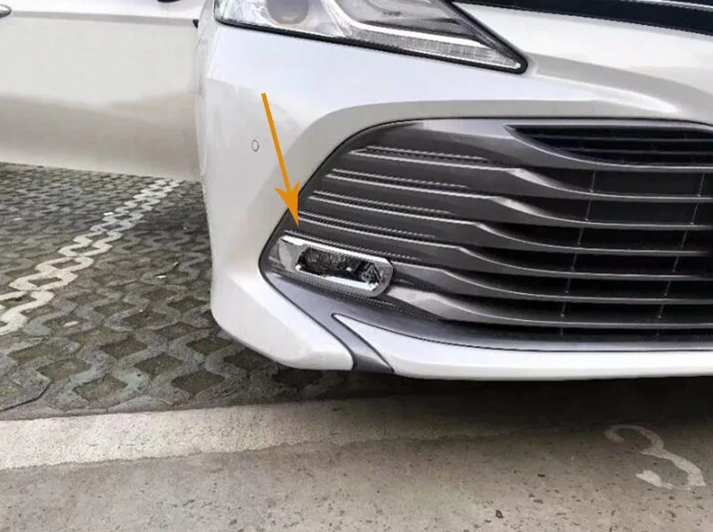 Для Toyota Camry XV70 2017 2018 хромированная Защитная панель для переднего/заднего бампера