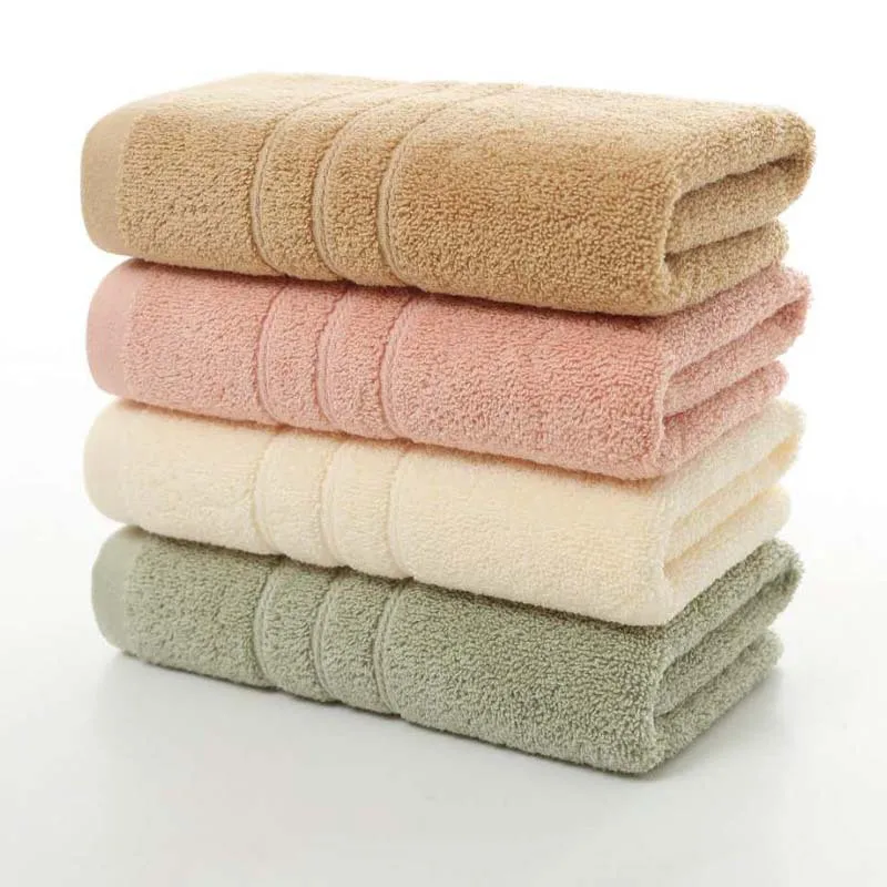 76*34 см быстросохнущее полотенце из чистого хлопка простое для лица рук
