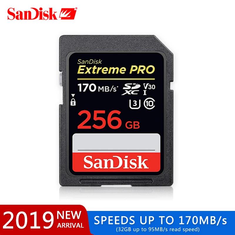 Карта памяти SanDisk Extreme Pro/Ultra 32/64/128 ГБ U3/U1 32 ГБ/128 ГБ/64 Гб/256 ГБ/512 ГБ/16 флеш карта SD