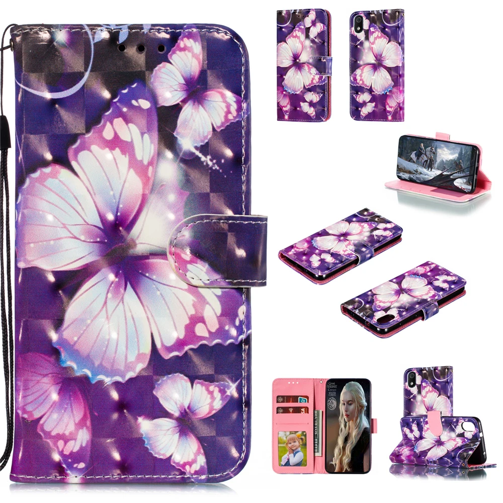 Чехол-книжка с милым мультяшным 3d-рисунком для Xiaomi 9 9T Pro 8 Lite кожаный чехол-книжка