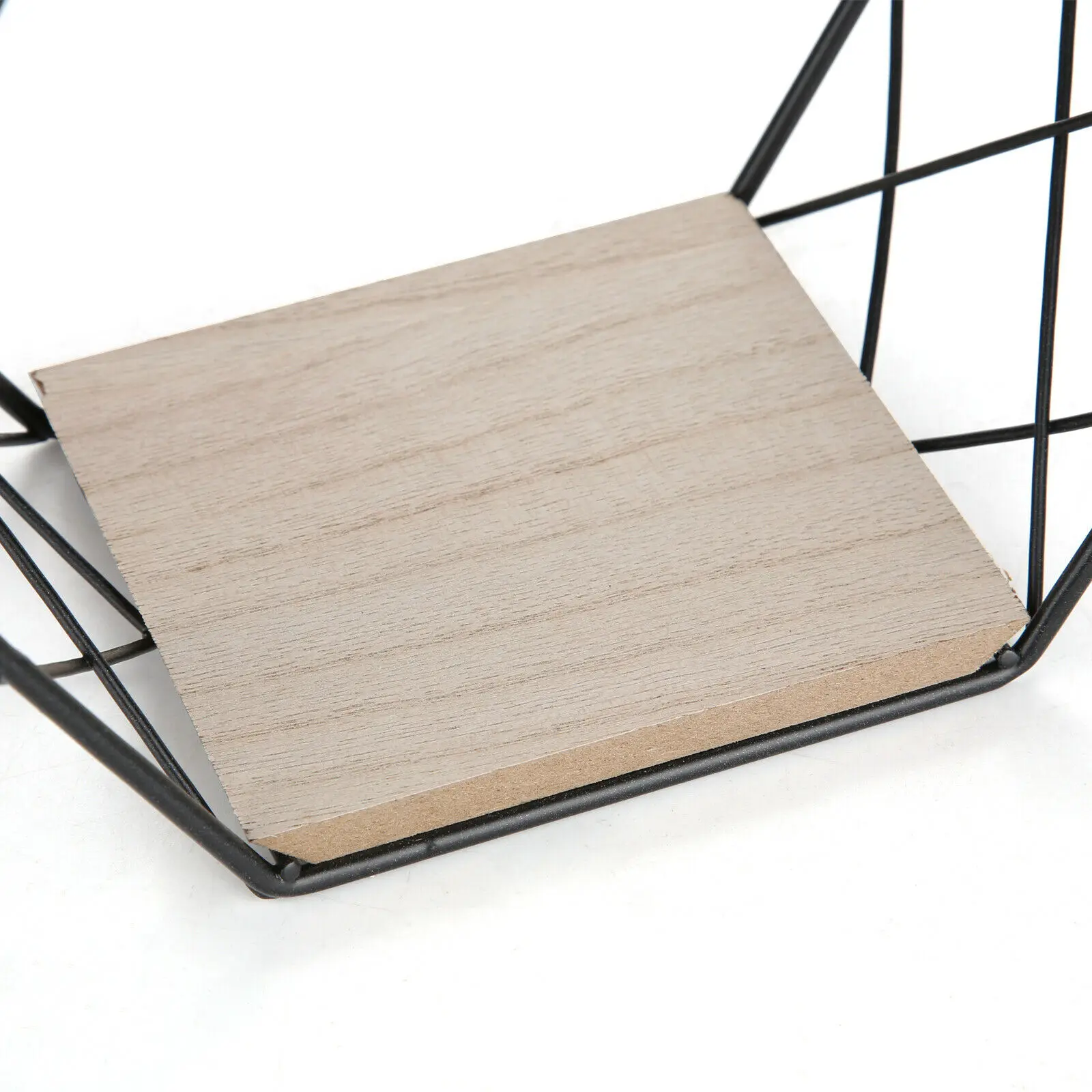 Железная шестиугольная сетка настенная полка комбинированная подвесная