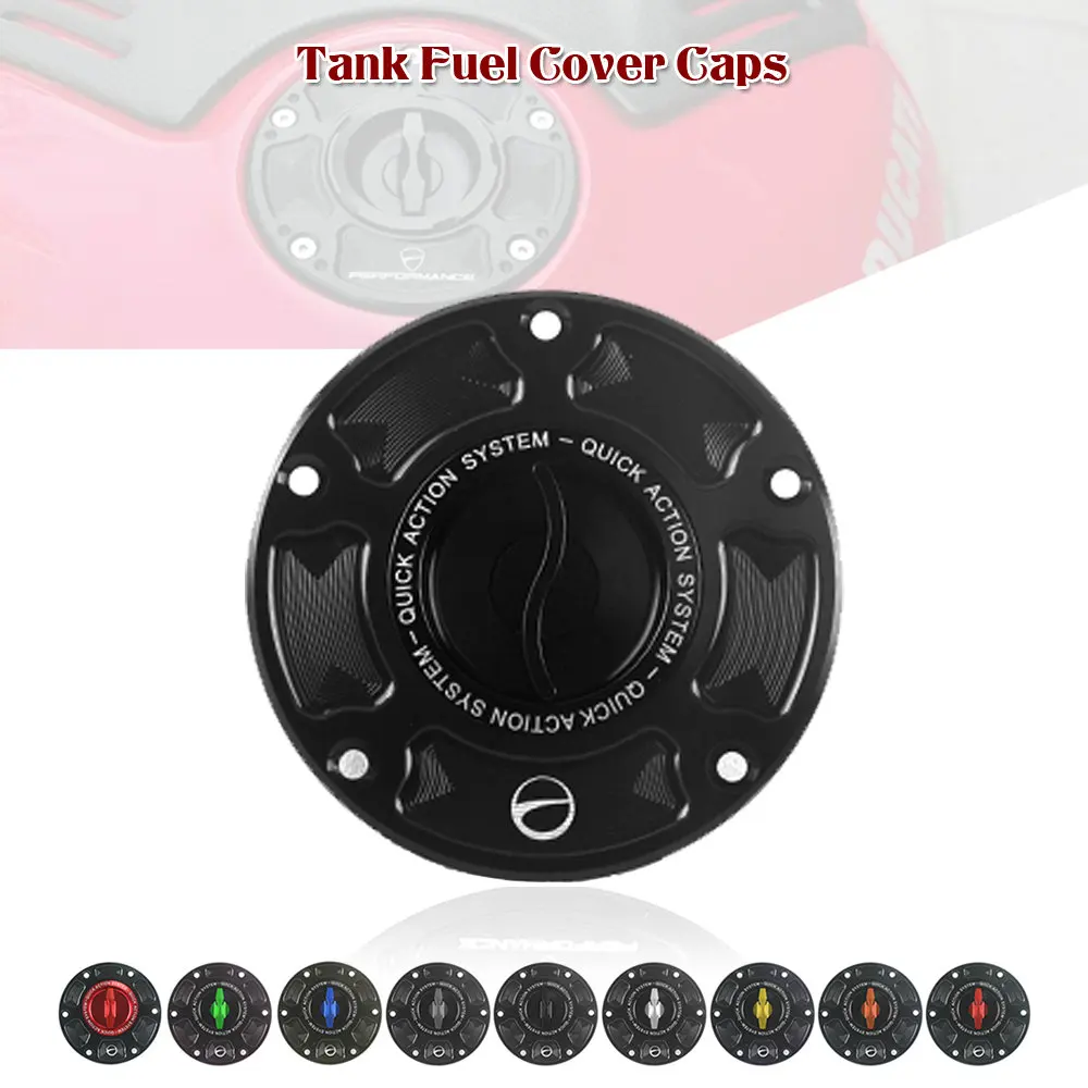 

Aluminum Keyless Motorcycle Accessories Fuel Gas Tank Cap Cover quick release FOR Aprilia RSV4 R/RR/RF/FACTORY TUONO V4 1100 RR