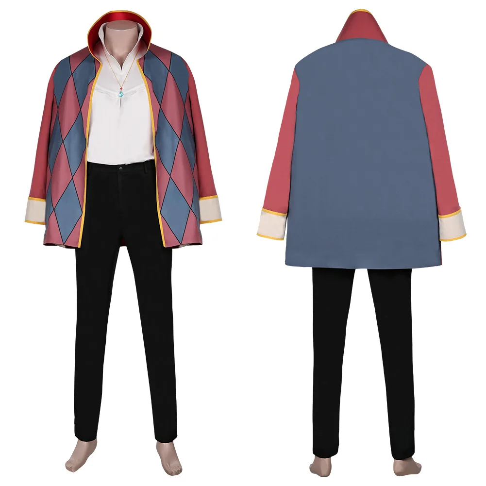 

Movie Howl‘s Moving Castle Howl Cosplay Costume Cloak Outfits Halloween Carnival Suit