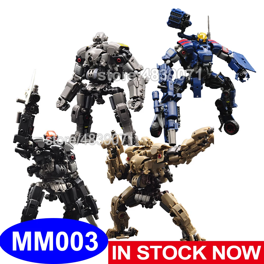 RIHIO Action Figure Toys MM003 Vermin Slasher 18 см Комбинируемая модель меха Derformation KO Transformation в