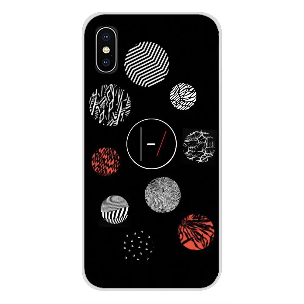 Силиконовые чехлы для Apple iPhone X XR XS 11Pro MAX 4S 5C SE 6S 7 8 Plus ipod touch 5 6 Twenty One Pilots 21 band |