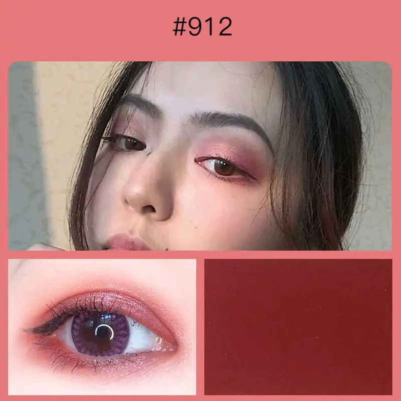 Мерцающие одноцветные тени для век стойкие водостойкие косметические