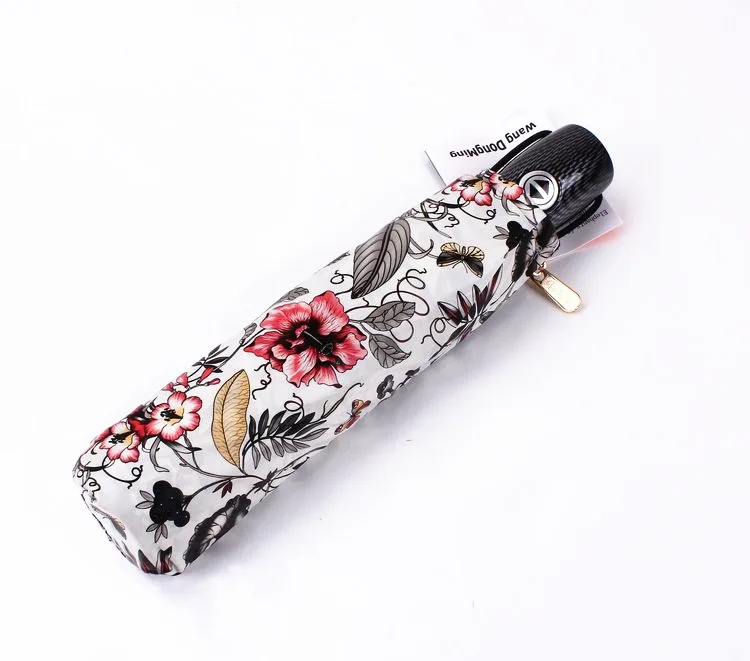 

Women Sun Rain Umbrella Protection Windproof Folding Compact Outdoor Travel Umbrellas Fully Automatic Compact Anti-UV