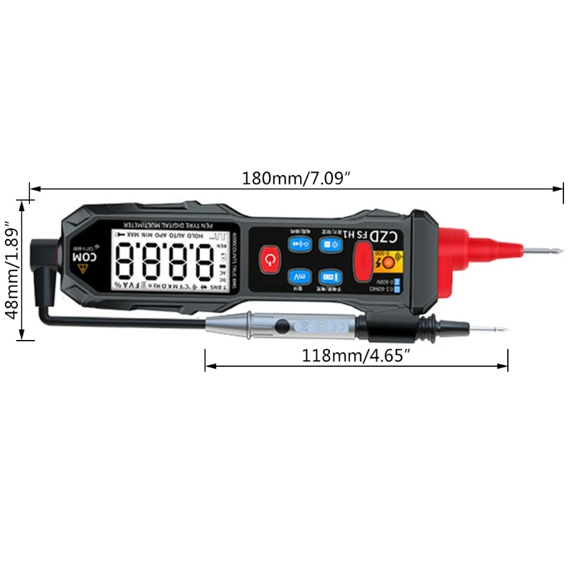 

Digital Multimeter Display Pocket Pen Auto Range Detection