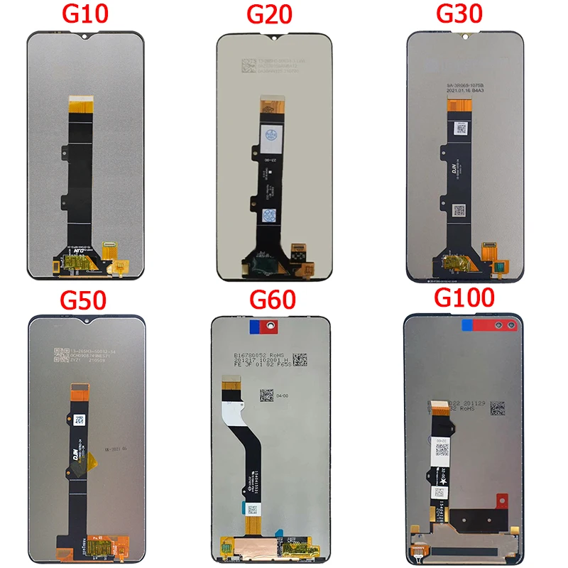 Original For Motorola Moto G10 G20 G30 G50 G60 G100 LCD Display Screen With Frame Digitizer Touch Panel Parts | Мобильные телефоны