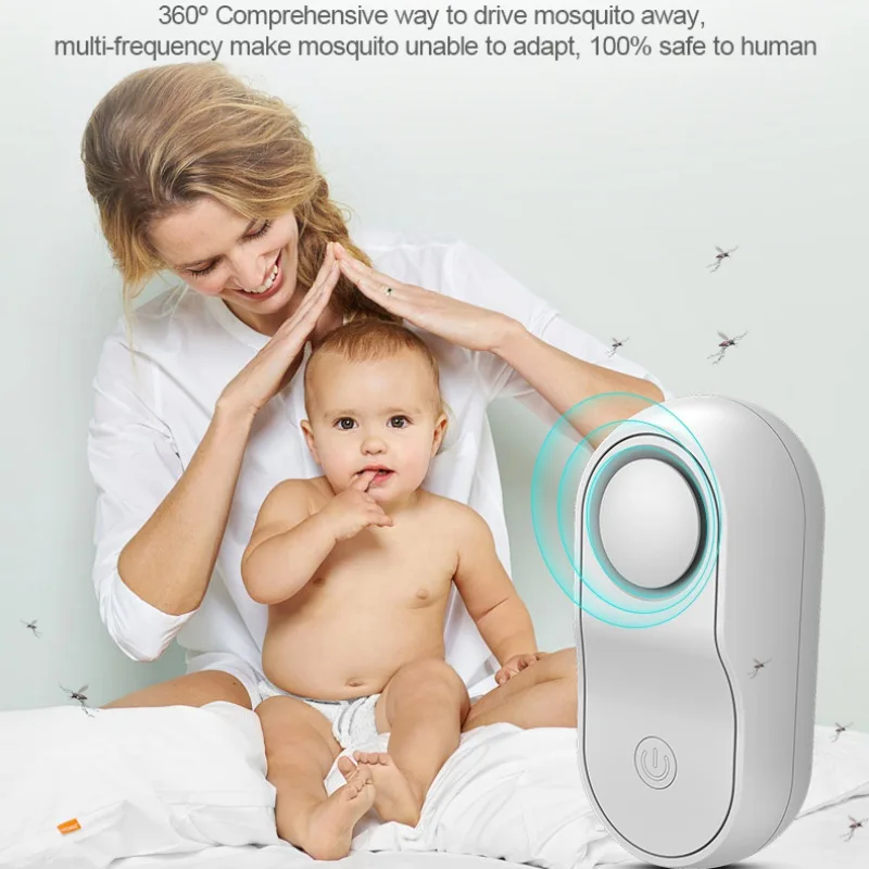 Вставной портативный ультразвуковой комаров убийца Открытый путешествия
