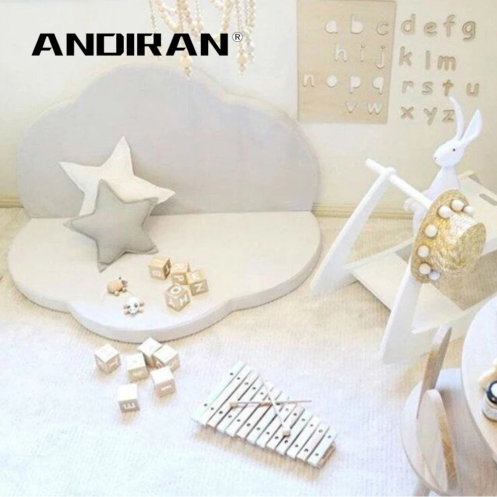 ANDIRAN 4 см меховой коврик складной моющийся Мат для детей пенопластовый детский