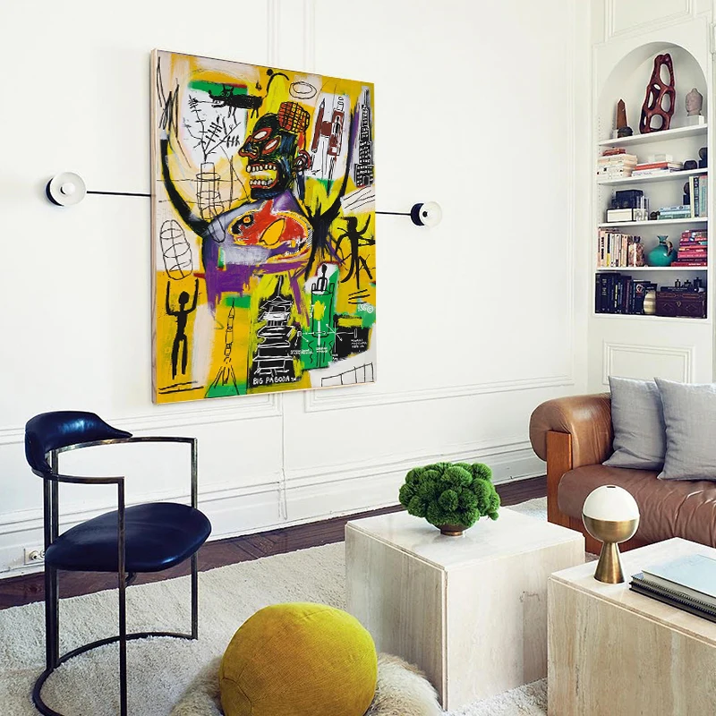 

Jean Michel Pyroes Wall Art Canvas Poster And Print Canvas Painting Decorative Picture Modern Living Room Home Decor Accessories