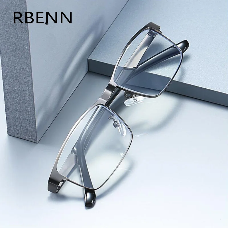 Мужские деловые очки для чтения RBENN из нержавеющей стали s дальнозоркость