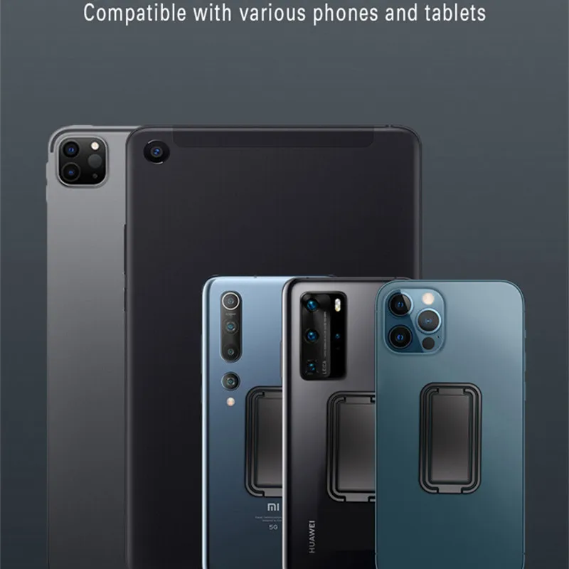 universal foldable desk phone holder for iphone 12 11 pro samsung huawei xiaomi metal finger ring kickstand tablet desktop stand free global shipping