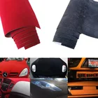 200*20 см черная красная бархатная ткань, бархатная пленка, замшевая пленка, автомобильная наклейка с пузырьками, стикер для автомобиля, стикер для автомобиля